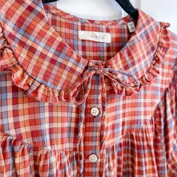 Doen Billie plaid top - Picture 5 of 11